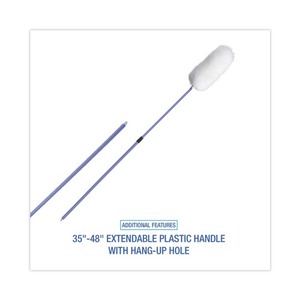 Boardwalk 35 pouces - 48 pouces Plumeau télescopique en laine d'agneau avec manche en plastique pour le nettoyage des meubles, des voitures et de la maison - Product Image 4