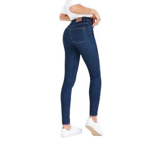 Jean évasé taille haute pour femme, coupe slim, effet push-up, style streetwear hip-hop, délavé, personnalisable, marque OEM - Product Image 2