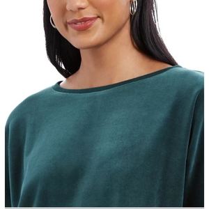 Top da Donna in Velluto con Maniche Annodate Charter Club Verde Taglia X-Large - Stile Casual per la Stagione Autunnale - Product Image 2