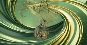 <b>Lock</b>-01I Shiva Om Trishul Brass round with Keys Functional Working Brass Made Black Shiva Padlock - Product Image 6