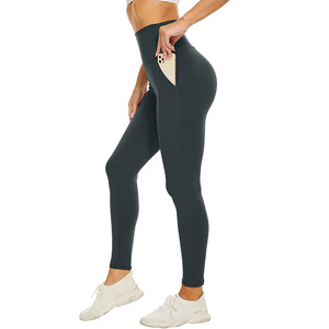 Leggings de sport de yoga pour femmes classiques à taille haute avec poches, nouveaux leggings décontractés grande taille pour l'été 2026 - Product Image 5
