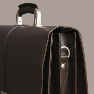 Maletín de Cuero Genuino Personalizado de Lujo Unisex, Bolsa de Mensajero para Portátil, Personalizable, Ligera, Bolsa de Hombro para Negocios - Product Image 2