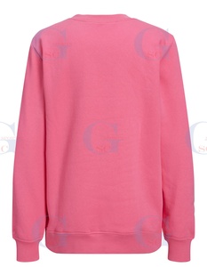 Camisetas de algodón de cuello redondo para mujer, camisas de sudor de alta calidad hechas a medida con logotipos privadas e impresión al por mayor - Product Image 2