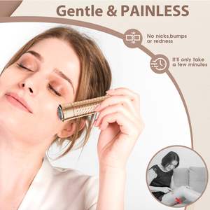 Afeitadora Eléctrica Recargable por USB para Mujer, Dispositivo de Depilación Facial sin Dolor con Diseño de Melocotón para Labios y Brazos - Product Image 6