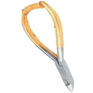 Pinza para cutículas Acero inoxidable de alta calidad Ultra afilada Plata personalizada con oro Original Fábrica Pinza profesional para cutículas - Product Image 3