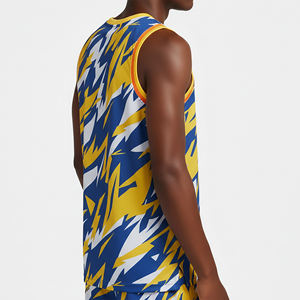 Maillot de basket-ball personnalisé, respirant, à séchage rapide, imprimé sur mesure, antibactérien, réversible, léger, grande taille, vêtements de sport - Product Image 2