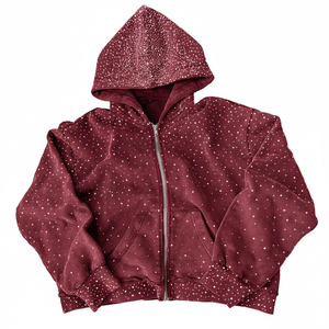 Sudadera con Capucha Extra Grande Personalizada, con Cierre, Lavado Ácido, de Alta Calidad, 100% Algodón Felpa, para Invierno, Estilo Urbano - Product Image 3