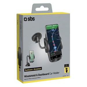 Support de téléphone portable pour pare-brise 360 Black TE0UCH20W, support de téléphone mobile pour une utilisation facile - Product Image 2