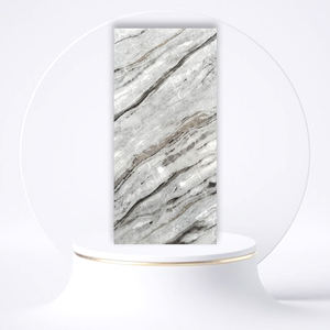 Haute qualité 600x1200mm Alex gris émaillé porcelaine marbre pierre Look mur carreaux de sol moderne classique maison salle de bain brique réfractaire - Product Image 1