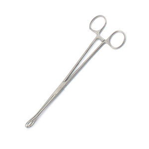 Pince à éponges à prix d'usine, 320 mm, dentelée, à cliquet, chirurgicale, manuelle, pour saisir les tissus organiques - Product Image 4