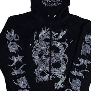 Poids lourd hiver hommes pull à capuche impression personnalisée polaire respirant séchage rapide décontracté - Product Image 2