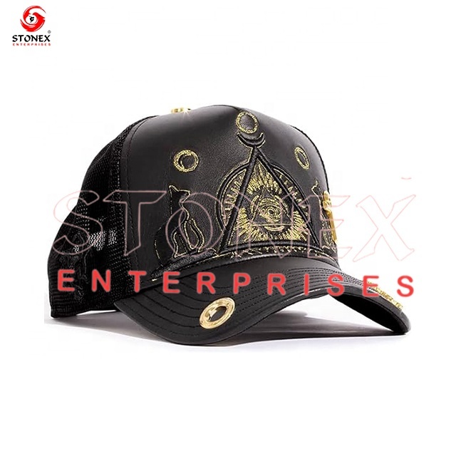 2023 High Quality Customized Leather Cap
