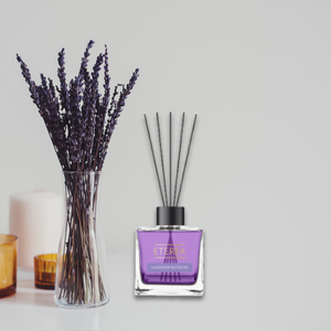 Eterea Oil <b>Diffuser</b> 200ml Lead Free Elegant Home Lavender Blossom Fragrance Precious Cubic Glass <b>Bottle</b> Long Lasting 2 Months - Product Image 2