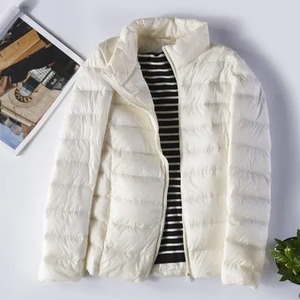 2024 <b>Women's</b> Frost Touch Ultralight Down Jacket Printed Portable Outwear Slim Warm <b>Parka</b> with Duck Feather Breathable Design - Product Image 2