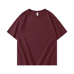 100% コットン特大Tシャツ男性用ヘビーウェイトニットブランク無地染めカスタマイズ印刷