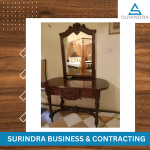 2024 Top Vente En Bois Massif Traditionnel Conçu Maquillage Vanité À La Main Poli Coiffeuse - Product Image 3