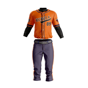 Uniforme de baseball à manches courtes avec logo personnalisé à vendre uniforme de baseball de la meilleure qualité raisonnable - Product Image 1
