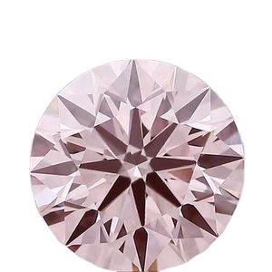 Diamante cultivado en laboratorio rosa intenso elegante de forma redonda de 1 quilate Diamantes sueltos elegantes certificados por IGI para la fabricación de joyas del fabricante - Product Image 1