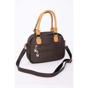 Bolso de Mano y Hombro con Cierre y Múltiples Compartimentos para Café, Accesorio de Ropa Elegante - Product Image 3