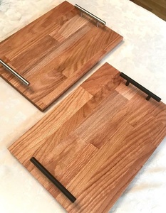 ถาดไม้ธรรมชาติสำหรับเสิร์ฟเครื่องดื่มอาหารว่างโต๊ะทานอาหารเช้าชากาแฟทำมือทนทานจัดส่งทั่วโลก - Product Image 4