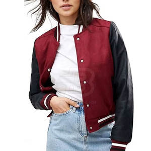 Nouvelle arrivée de veste d'hiver Letterman pour femmes Design personnalisé veste Letterman pour femmes dernière conception veste Letterman pour femmes - Product Image 1