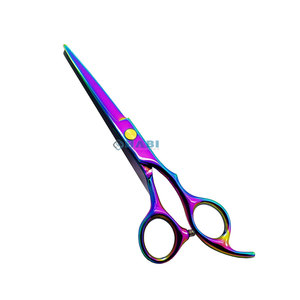 กรรไกรตัดผมสแตนเลสหลายสีแบบมืออาชีพส่งตรงจากผู้ผลิตส่งตรงจากโรงงาน - Product Image 2