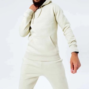 Chándales de algodón para hombre, ropa deportiva de alta calidad, ropa de entrenamiento y jogging, conjunto de 2 piezas transpirable de lana, chándales para hombre - Product Image 3