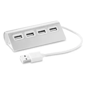 Customized ALUHUB 4-Port <b>USB</b> <b>Hub</b> for Office Supplies - Product Image 1