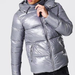 Chaqueta de Lona Acolchada para Hombre, Estilo Moderno, Cuello Alto, Personalizable, Transpirable, Impermeable, Resistente al Viento y Ecológica - Product Image 1