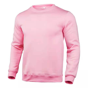 New Fashion Solid Color Hot Sale Custom Logo Crew Neck Cotton <b>Plain</b> Gym Bodybuilders Men <b>Sweatshirt</b> - Product Image 1