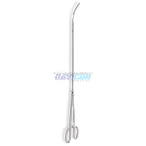 Pinza DeBakey Toracoscópica de Acero Inoxidable, Curva de 60mm, Mandíbulas Atraumáticas 1x2, Eje de 5mm, con Trinquete, Longitud de Trabajo de 21cm (14.25'') - Product Image 2