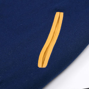 Venta al por mayor 2025 personalizado bordado parcheado hombres Varsity chaqueta soporte de talla grande manga de cuero lona calle chaqueta de béisbol OEM - Product Image 5