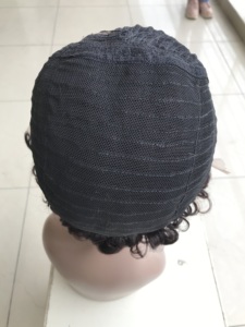 วิกผมหยิกสั้นด้านหน้าแบบไม่ผ่านกระบวนการ100% ผมคนแท้จากเรมี่ชาวอินเดีย - Product Image 4