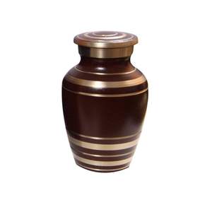 Lowest Price High Quality 100% Aluminium Custom Made <b>Keepsake</b> Adults Classica Cremation Urns from India - Product Image 1