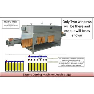 Cortadora automática de batería alimentada por motor para baterías industriales de plomo-ácido | Equipo de reciclaje de separador de batería - Product Image 3