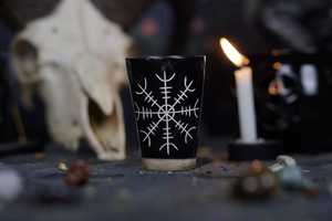 Horn Drinking shot Glass Best Shot para Mead Beer Wine-Jarra casera - Product Image 2