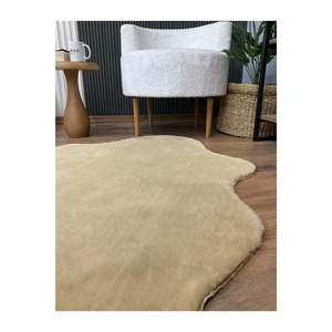 Serie Puff, alfombra de felpa de pelo suave asimétrica, alfombrillas de cocina - Product Image 2