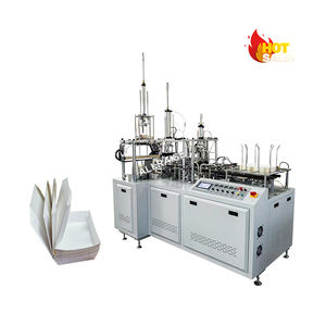 Automatische 6 Hoeken Wegwerp Papieren Voedselbak Maaltijddoos Vormen <span class=keywords><strong>Machine</strong></span> Voor Op Maat Gemaakte Zeshoekige Print Pizzadoos - Product Image 1