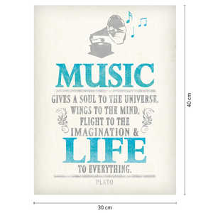 Impression d'art « Mots de vérité » de Platon - Product Image 1