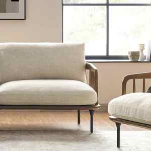 Modern Velvet Arm <b>Lounge</b> <b>Chair</b> with Wood Frame Fabric <b>for</b> <b>Living</b> <b>Room</b> or Hotel Use - Product Image 6