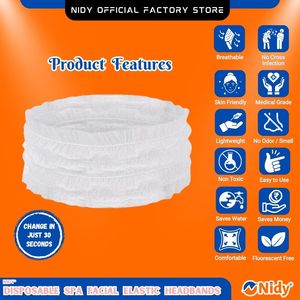 NIDY Soft Stretchable Elastic <b>Headband</b> Kids and Baby Gentle Washable Non-Slip Comfortable Safe Beauty & Personal Care Product - Product Image 5