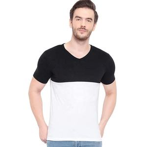 Camiseta Hip Hop para Hombre, Cuello Redondo, Corte Ajustado, Manga Corta, Diseño Sólido, Tejido de Punto, 220 Gramos, Poliéster/Algodón - Product Image 3