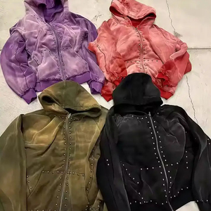 Sudadera con capucha personalizada para hombre Logo impreso peso pesado Sudadera con capucha de gran tamaño Hombres 460-650 Gsm French Terry Fabric Drop Shoulder Sudadera - Product Image 6