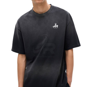 Camiseta de Moda Urbana con Lavado Ácido para Hombre, Tela de Algodón Lavado de Tacto Suave, Corte Relajado, Cómoda y Casual - Product Image 5
