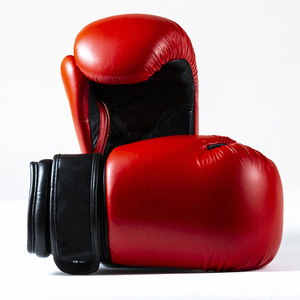 Guantes de boxeo Impresión de logotipo personalizado Guantes de boxeo de cuero real profesionales para adultos Guantes de boxeo Logotipo personalizado - Product Image 3