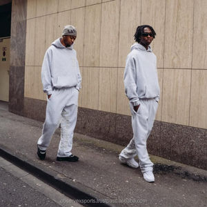 ชุดวอร์มมีฮู้ดคุณภาพสูงสำหรับฤดูหนาว แบบยูนิเซ็กซ์ ซิปหน้า ทรงปกติ ผ้าฝ้ายหนานุ่ม ระบายอากาศ แห้งเร็ว เหมาะสำหรับวิ่งจ๊อกกิ้ง - Product Image 6