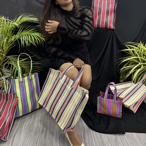 ถุงซิปไนลอนรีไซเคิลผ้าทอ PP สำหรับตลาดอินเดียถุงช้อปปิ้งพร้อมการพิมพ์ออฟเซ็ตเป็นมิตรต่อสิ่งแวดล้อมวัสดุจำนวนมากผลิตในอินเดีย - Product Image 4