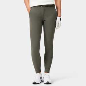 Pantalones de Golf Holgados y Anchos para Mujer, al por Mayor, Personalizados, Material de Spandex/Algodón, Cierre de Botones, Secado Rápido, Transpirables - Product Image 1