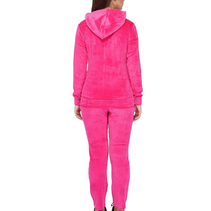 Vente en gros de vêtements de sport 2025 personnalisables pour femmes, jogging, survêtements en velours, vêtements pakistanais OEM respirants, col à capuche pour l'hiver - Product Image 2