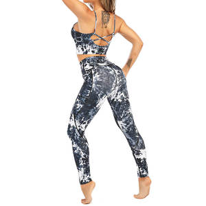 Activewear desgaste sin mangas niñas Fitness mujeres Yoga conjunto al por mayor personalizado bordado Logo gimnasio desgaste Yoga conjunto - Product Image 2